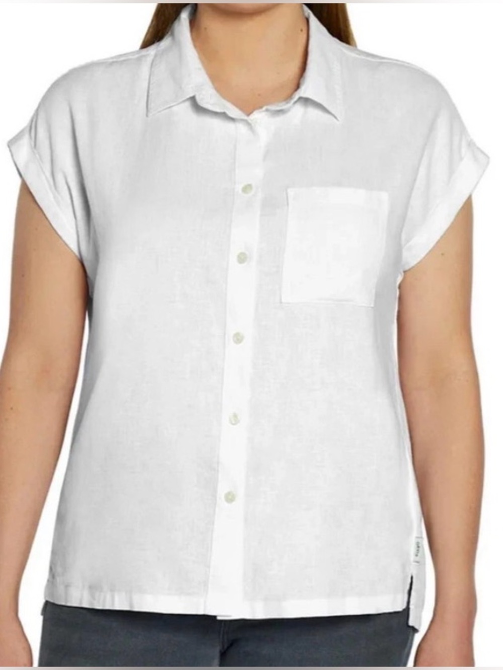 Orvis Classic Linen Collection Shirt in White XL